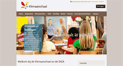Desktop Screenshot of klimaatschaal.nl